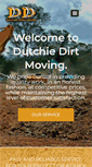 Mobile Screenshot of dutchiedirtmoving.com